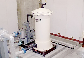 お風呂 浴場の水をろ過して水質基準を維持 浴場用循環ろ過装置